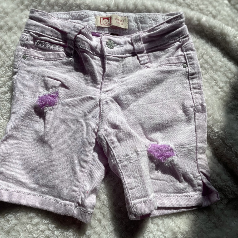 Light purple children’s shorts!
